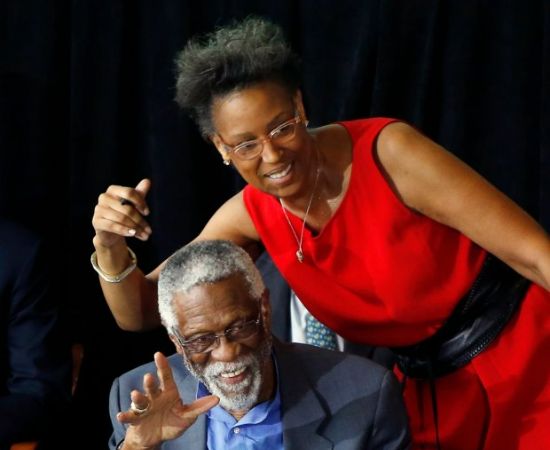 A picture of Marilyn Nault's stepdaughter, Karen Russell, and her father Bill Russell.